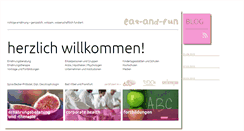 Desktop Screenshot of eat-and-fun.info